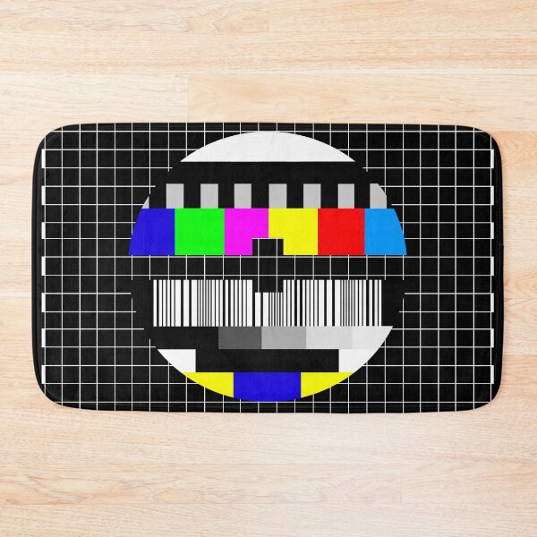 Item preview, Vintage TV test screen designed and sold by Delphimages Art.