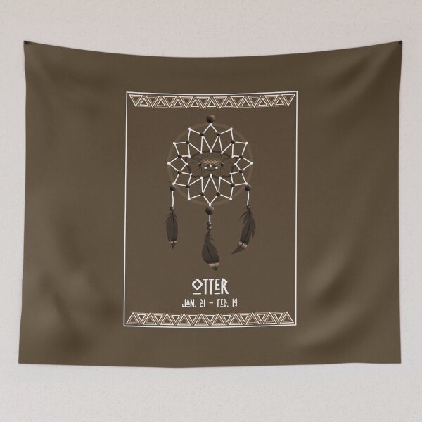 Item preview, Native American Astrological Sign - Otter/Aquarius designed and sold by Alukia.