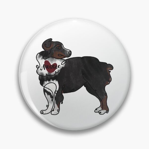 Item preview, Australian Shepard Aussie Love  designed and sold by zhdezigns.