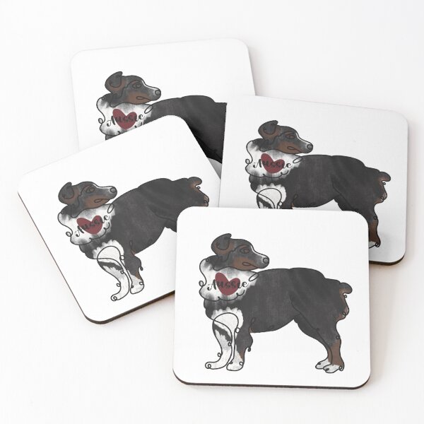 Item preview, Australian Shepard Aussie Love  designed and sold by zhdezigns.