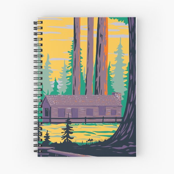 Item preview, Mariposa Grove Cabin In Yosemite National Park designed and sold by Ermland-LabeL.