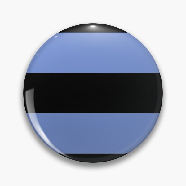 Item preview, Large DANUBE BLUE and BLACK Horizontal STRIPES designed and sold by RachelMacht.