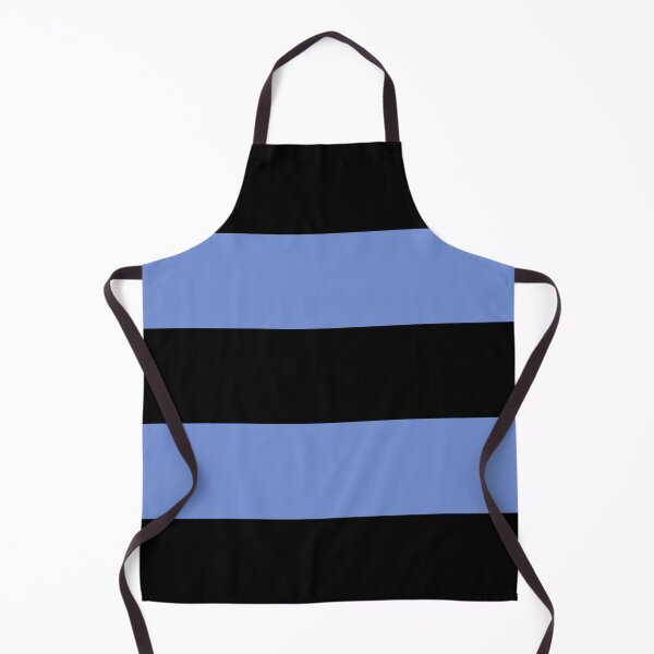 Item preview, Large DANUBE BLUE and BLACK Horizontal STRIPES designed and sold by RachelMacht.