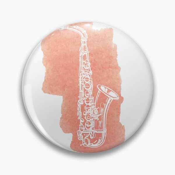 Item preview, Saxofone Pink Watercolor designed and sold by RaquelDeneth.