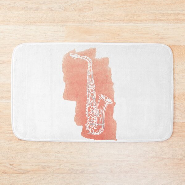 Item preview, Saxofone Pink Watercolor designed and sold by RaquelDeneth.
