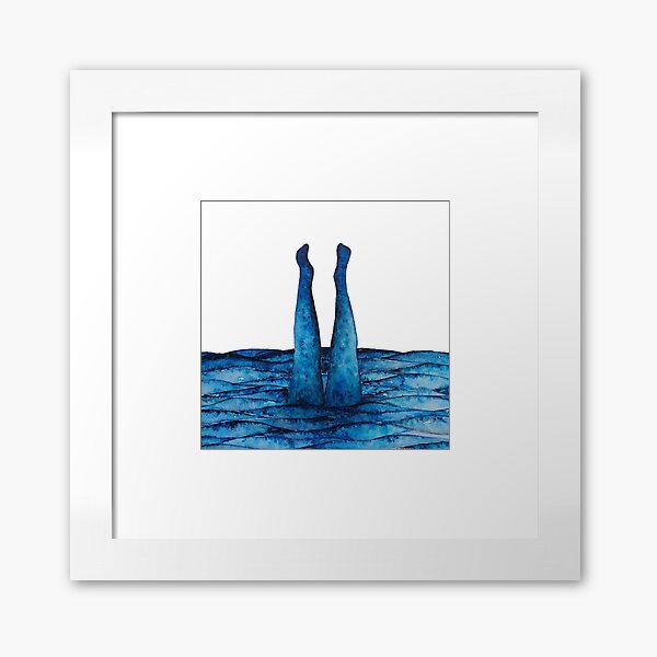 Item preview, A handstand in the sea designed and sold by RachelGoddard.