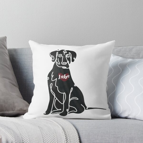 Item preview, Black Lab Labrador retriever dog designed and sold by zhdezigns.