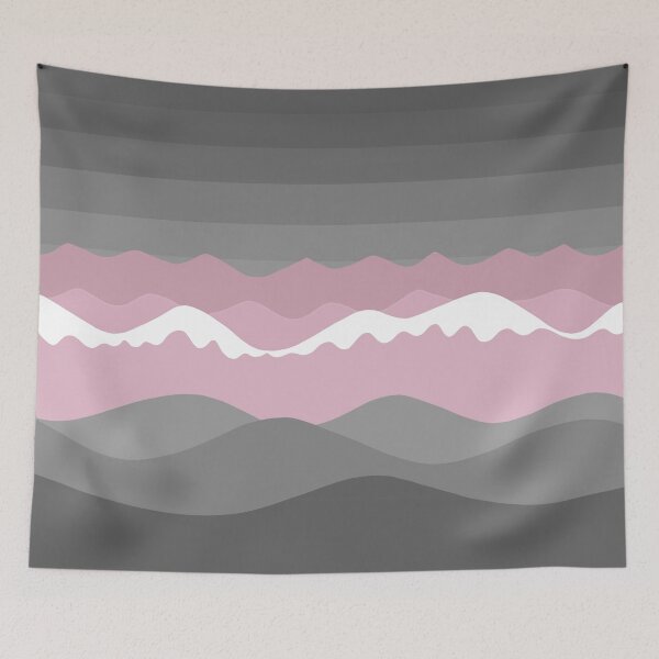 Item preview, Brillante paisaje de montañas rosadas designed and sold by izzychar.