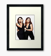 Tina Fey and Amy Poehler Framed Print