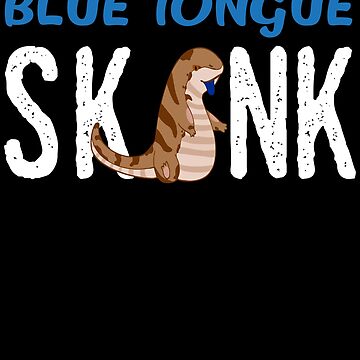 Artwork thumbnail, Blue Tongue Skink Reptile Lizard Pet Blue-Tongued by DesDesigner