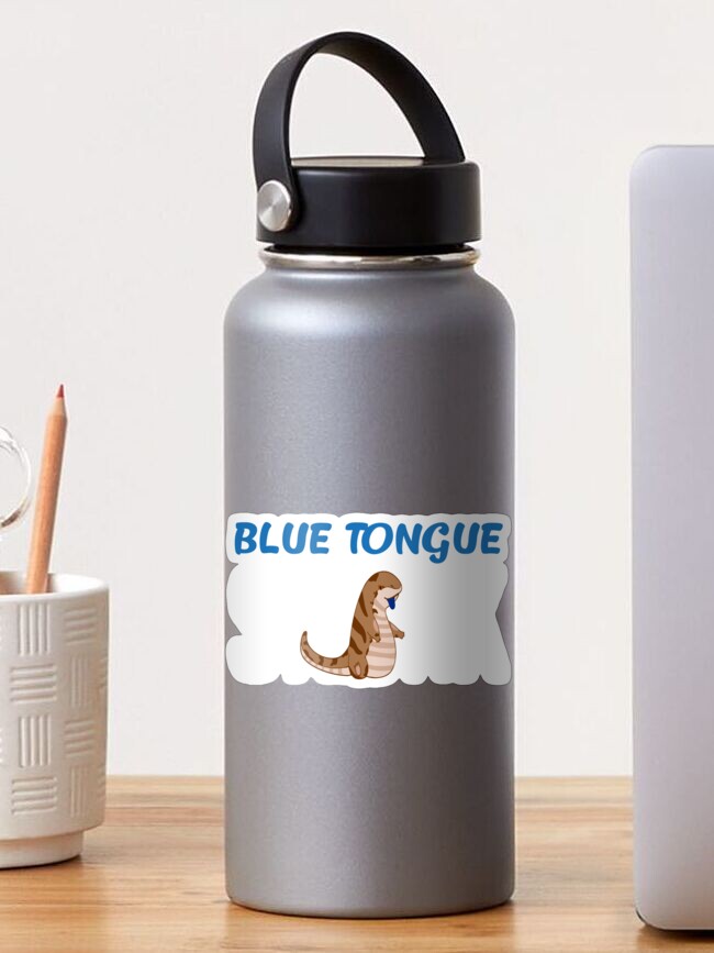 Thumbnail 1 of 3, Sticker, Blue Tongue Skink Reptile Lizard Pet Blue-Tongued designed and sold by DesDesigner.
