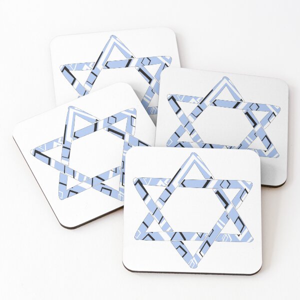 Item preview, Jewish Star with Geometric Background designed and sold by JoBella-Designs.