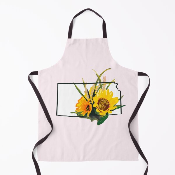 Item preview, Kansas outline with the state flower, the sunflower designed and sold by girljohnny.