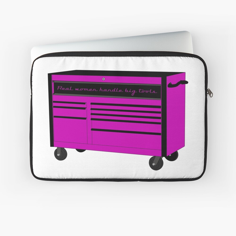 Women Tool Box (Hot Pink) Laptop Sleeve for Sale by SquirrelPants87