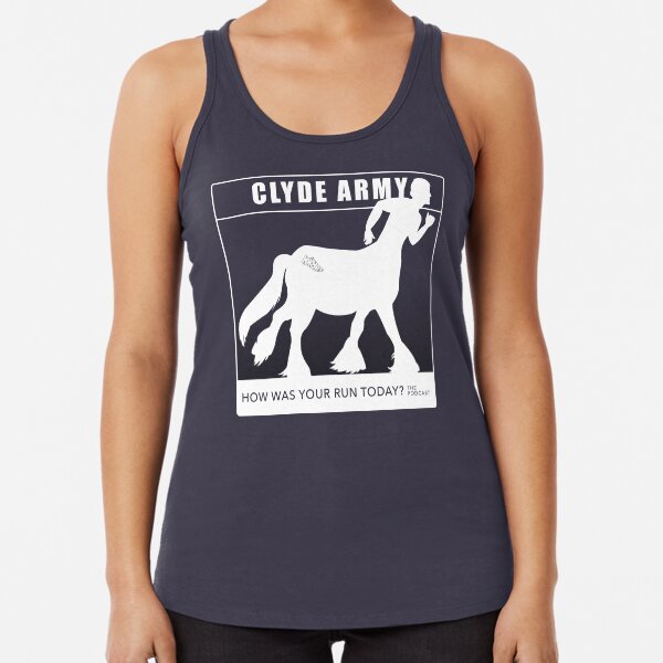 Clyde Army 2016/white Racerback Tank Top