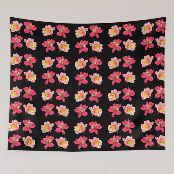 Item preview, Peruvian Lilies Flower Pattern Design designed and sold by TropicalFlorals.