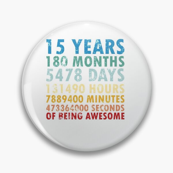 Item preview, 15th Birthday, Birthday Countdown Of Being Awesome, Fifteen Birthday,  15 Years Old, fifteen Year Old Birthday designed and sold by SaltacocoteRD.