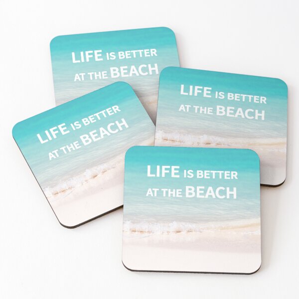 Item preview, Life is better at the beach designed and sold by Delphimages Art.