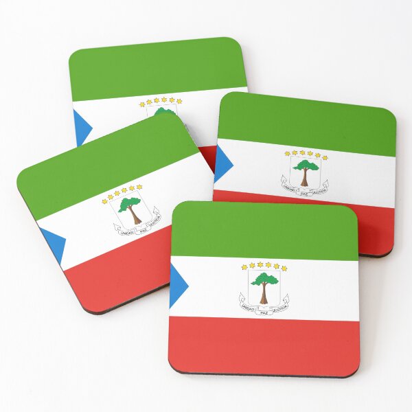 Item preview, Equational Guinea National Celebration Flag designed and sold by MartianBCShop.