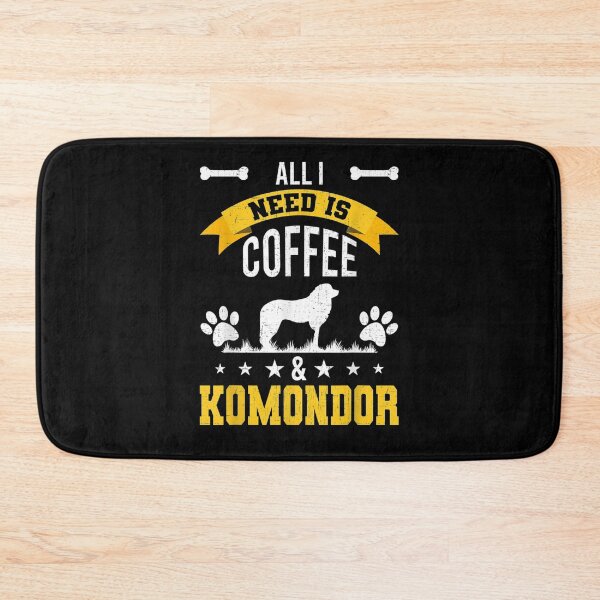 Item preview, I Need Coffee And Komondor Dog Lover  designed and sold by avareid3.