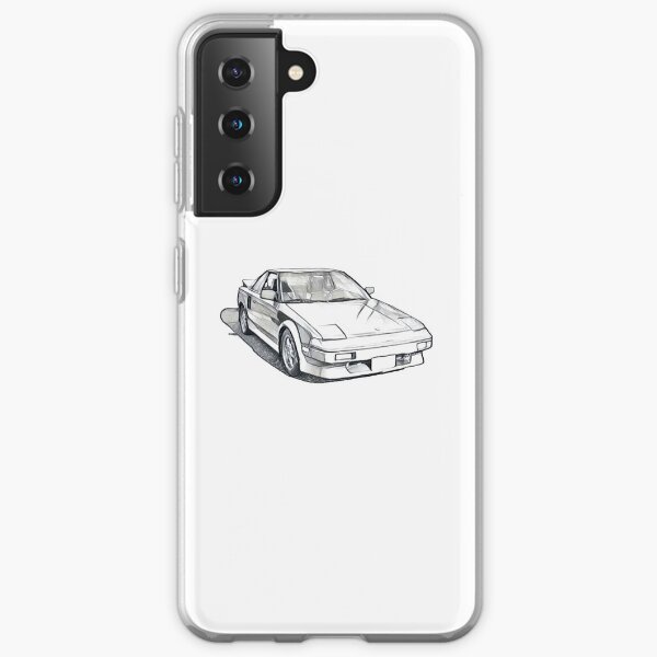 AW11 Toyota MR2 Sketch Samsung Galaxy Soft Case