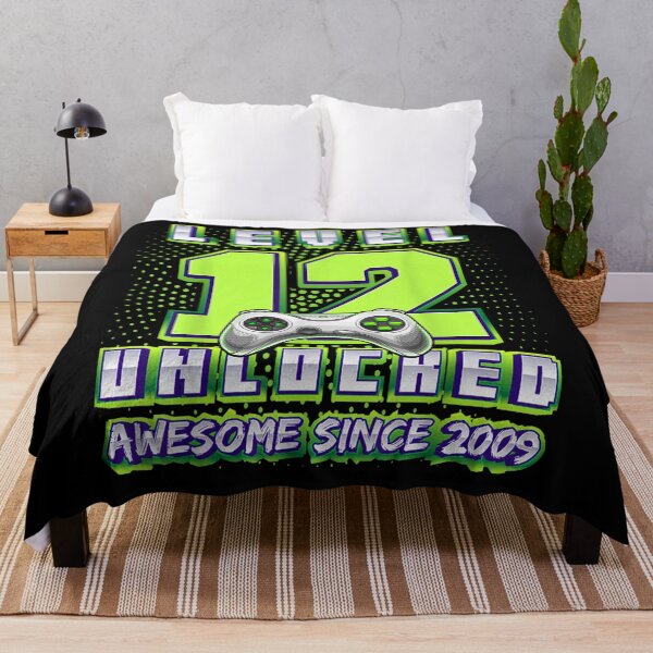 Item preview, Level 12 Unlocked Awesome 2009 Video Game 12th Birthday designed and sold by laurader.