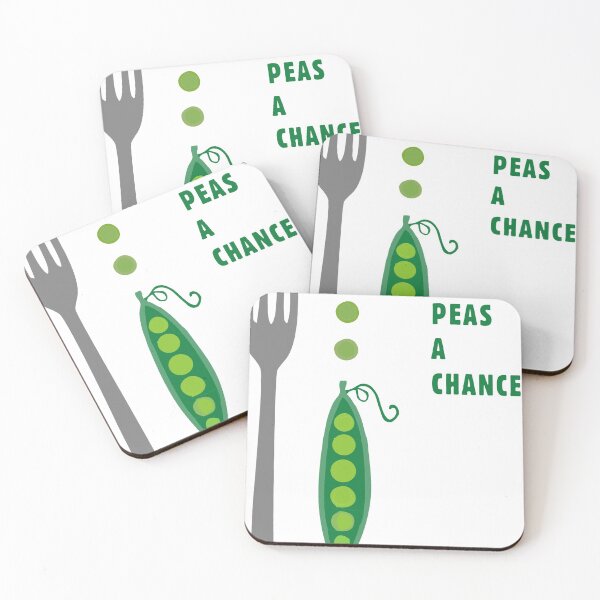 Item preview, Give Peas a Chance designed and sold by Here Comes Everybody.