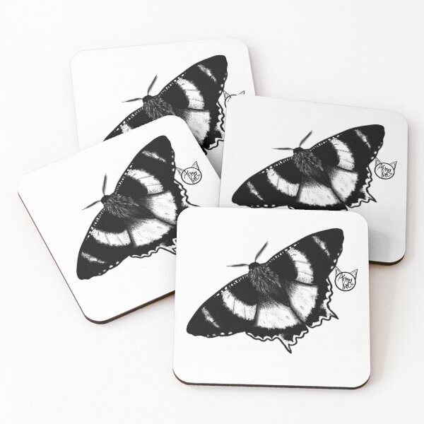 Item preview, Black and White Moth designed and sold by Artsy-Kat9697.