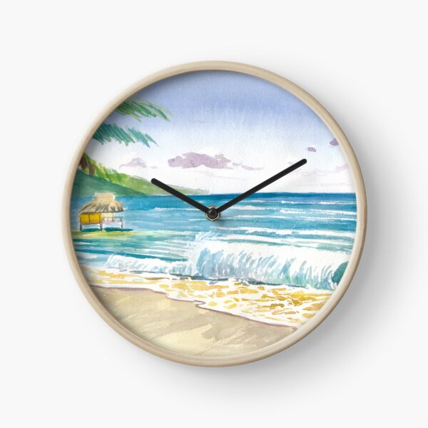 Beach Scene Clocks for Sale Redbubble picture