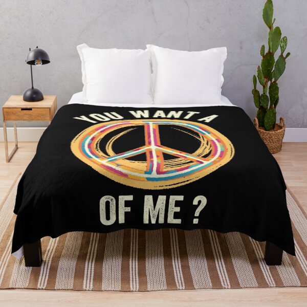 Item preview, You Want A Peace Of Me? Passive Aggressive Hippie designed and sold by FTAPS.