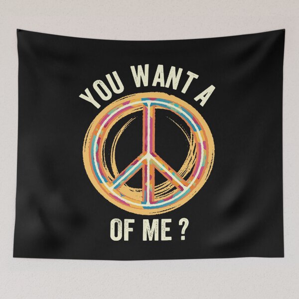 Item preview, You Want A Peace Of Me?  Passive Aggressive Hippie designed and sold by FTAPS.