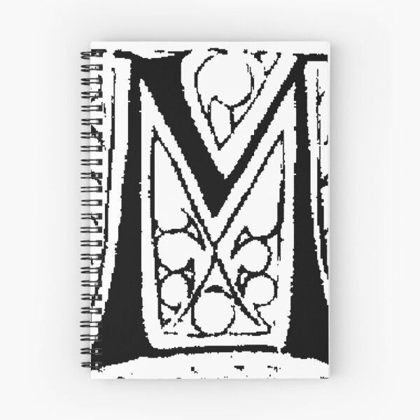 Item preview, Medieval Alphabet Letter M designed and sold by Quill-n-Ink.