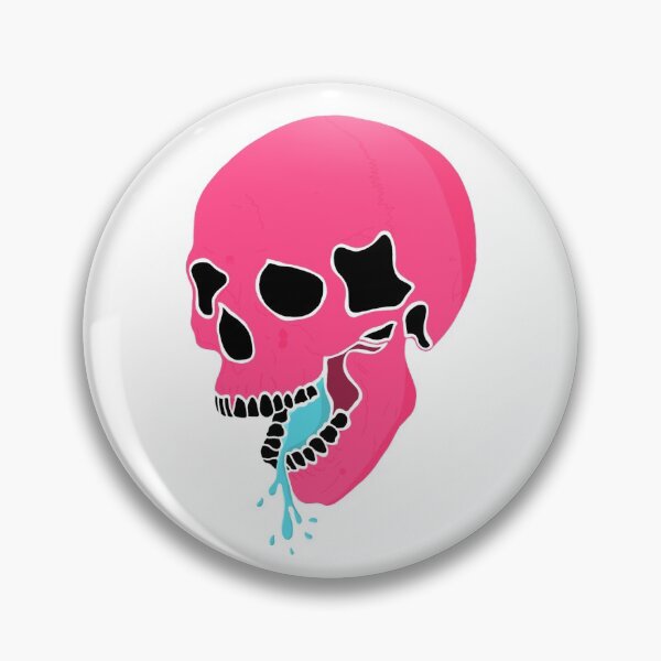 Item preview, Pink Skull (no bkg) designed and sold by trippynikkyart.