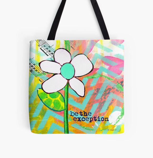 "Be The Exception" Original Design by PhillipaheART All Over Print Tote Bag
