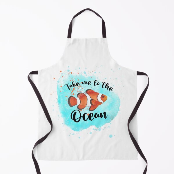 Item preview, Take me to the ocean |Watercolor clownfish | For beach designed and sold by raghda-s-m.