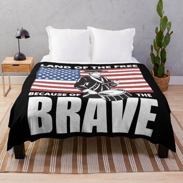 Item preview, Land Of The Free Because Of The Brave designed and sold by Avishy.