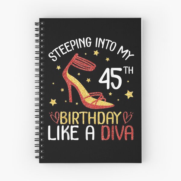 Item preview, Stepping Into My 45th Birthday Like A Diva Happy To Me Mom  designed and sold by zpruby.