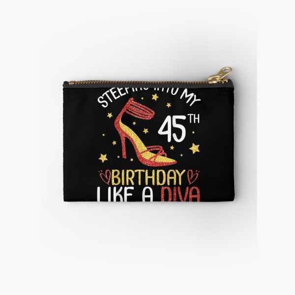 Item preview, Stepping Into My 45th Birthday Like A Diva Happy To Me Mom  designed and sold by zpruby.