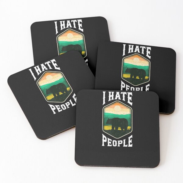 Item preview, I Hate People Bear National Park  designed and sold by jerrie9.