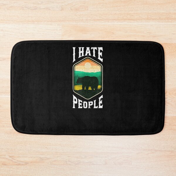 Item preview, I Hate People Bear National Park  designed and sold by jerrie9.