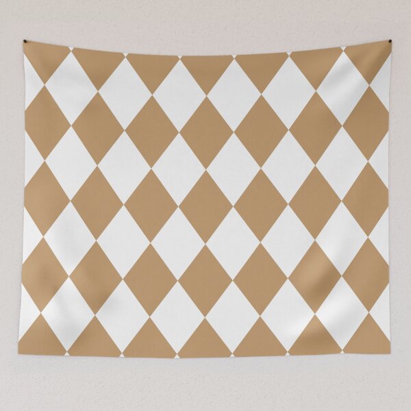 Item preview, Tan diamond Argyle pattern designed and sold by BLMcreations.