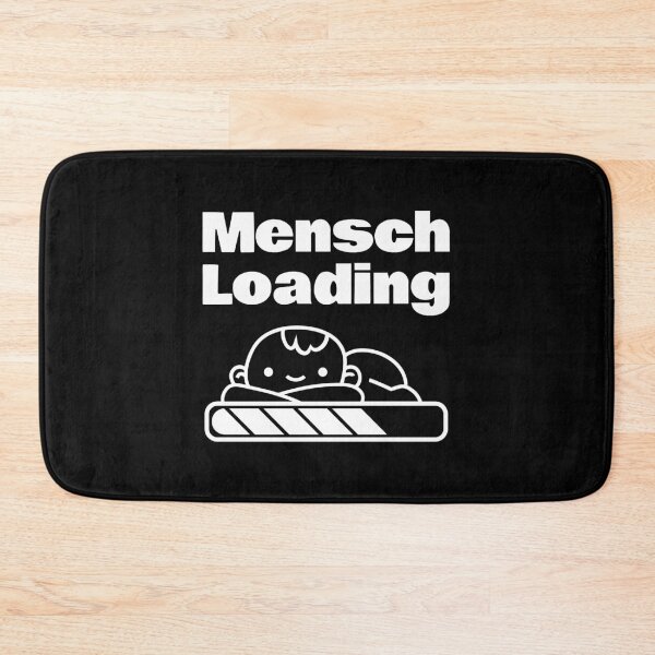 Item preview, Little Baby Mensch Loading Funny Yiddish Words designed and sold by LittleFlairTee.