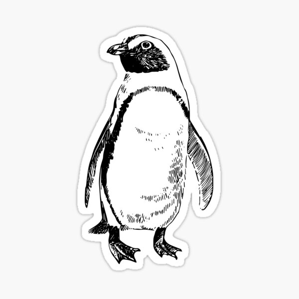 Sticker Pinguin Redbubble