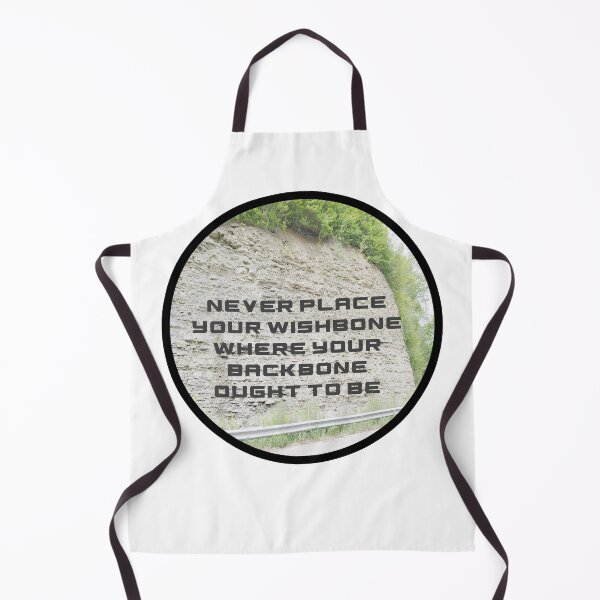 Item preview, Never place your wishbone where your backbone ought to be - Dad saying designed and sold by sonnytyphoon.