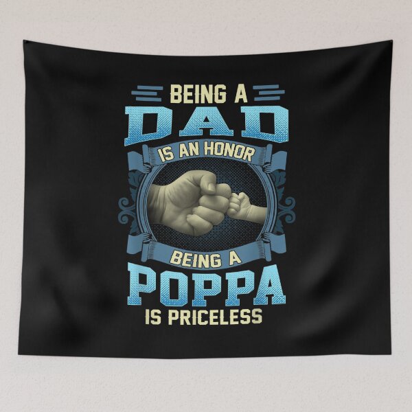 Item preview, Mens Being A Dad Is An Honor Being A Poppa Is Priceless  designed and sold by zpruby.