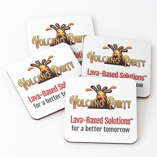 Item preview, Lava-Based Solutions for a better tomorrow - Volcano Party designed and sold by EDWARD HELLER.
