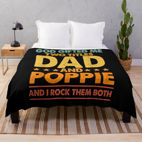 Item preview, Mens God Gifted Me Two Titles Dad And Poppie And I Rock Them Both designed and sold by jerrie9.