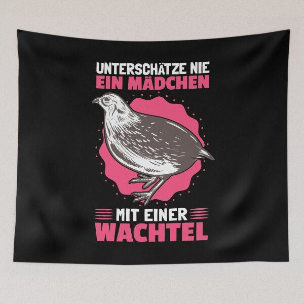 Item preview, Girl with quail quail breeder saying designed and sold by madgrfx.