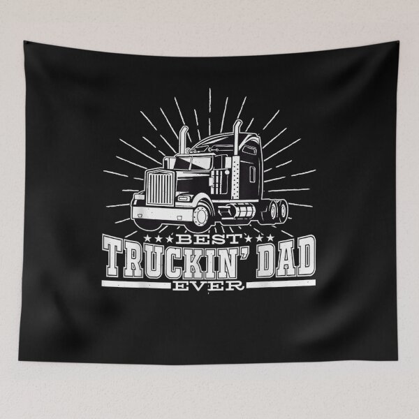 Item preview, Mens Best Truckin' Dad Ever Trucking Dad For Truck Driver  designed and sold by jerrie9.
