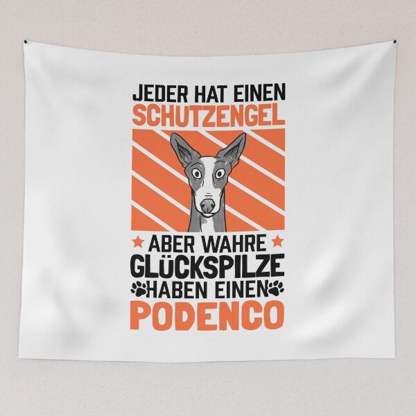 Item preview, Podenco Guardian Angel Spanish Greyhound saying designed and sold by madgrfx.